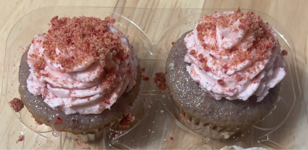 Strawberry Crunch Cupcake